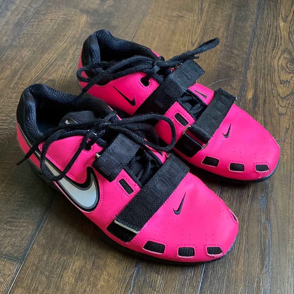 Pink Nike Romaleos 2 Lifting Shoes